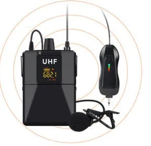 Little Bee X3 black wireless lavalier lapel microphone transmitter unit.