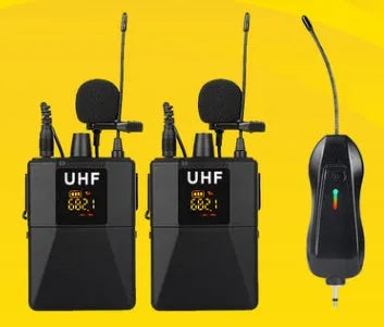 Little Bee X3 black wireless lavalier lapel microphone transmitter unit.
