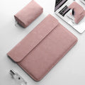 Notebook liner bag for Xiaomi Redmi laptop with micro-velvet matte finish in rose pink colour