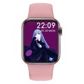 M16Plus smart watch in silver on wrist showing 1.8-inch touchscreen display