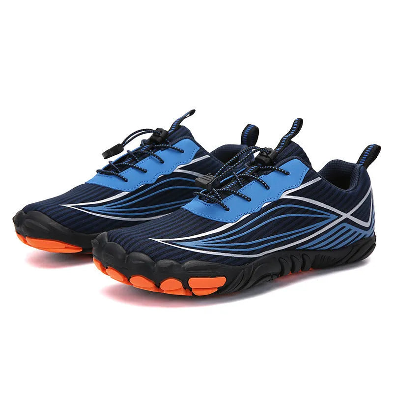 Unisex air mesh running shoes with graffiti craft and non-slip sole, sizes 35 to 45, multiple colours