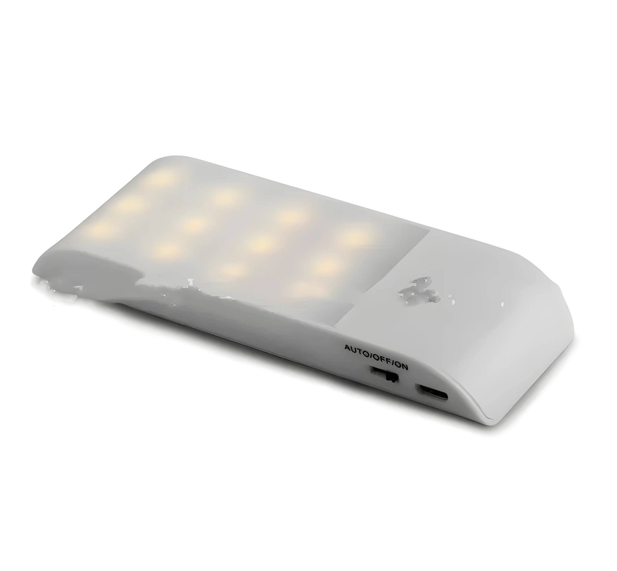 Rechargeable human body infrared sensor night light with PVC shade in new Chinese style design