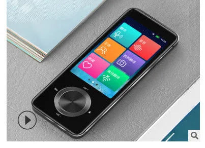 Gold or silver grey M9 Wi‑Fi translator for language translation with group chat and photo functions.