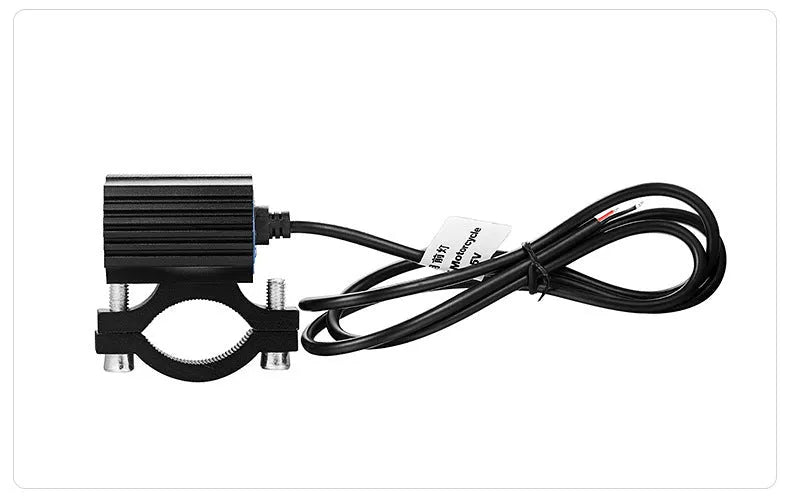 F301 LED headlight 30W 3000LM black aluminium alloy for electric vehicle motorcycle tricycle