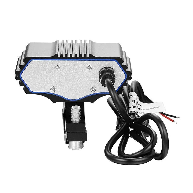 F301 LED headlight 30W 3000LM black aluminium alloy for electric vehicle motorcycle tricycle
