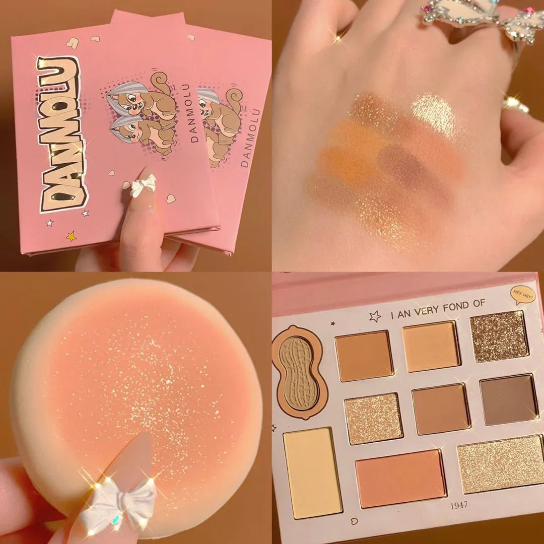 DANMOLU Shaved Mouse Eyeshadow Palette in standard packaging for eye makeup modification