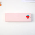 Korean candy colour cartoon PVC pencil case in style option A, waterproof and dirt-resistant design