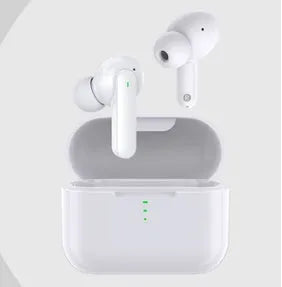 In-ear wireless Bluetooth headset with dual microphone noise reduction, magnetic charging case, black colour