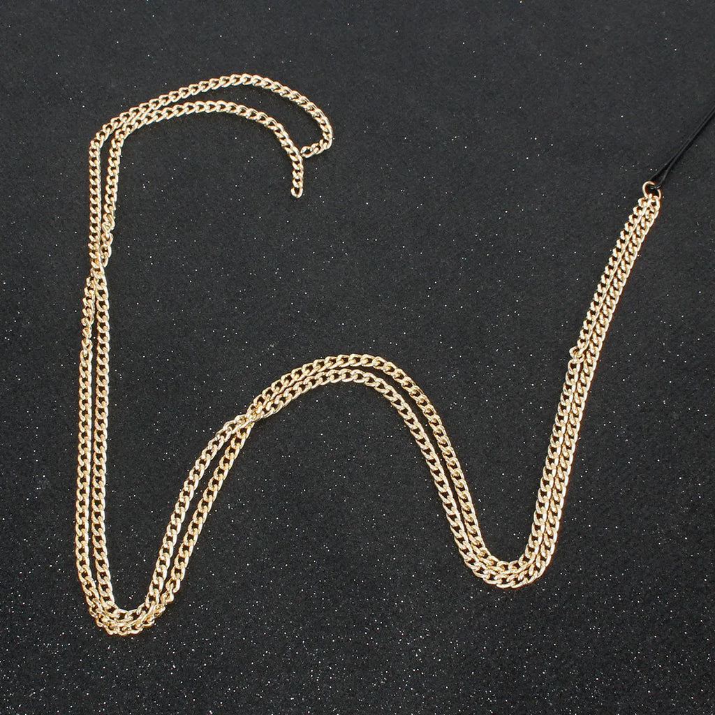 Women's aluminium hair chain with wave tassel design in size 13820A for fashionable hairstyles