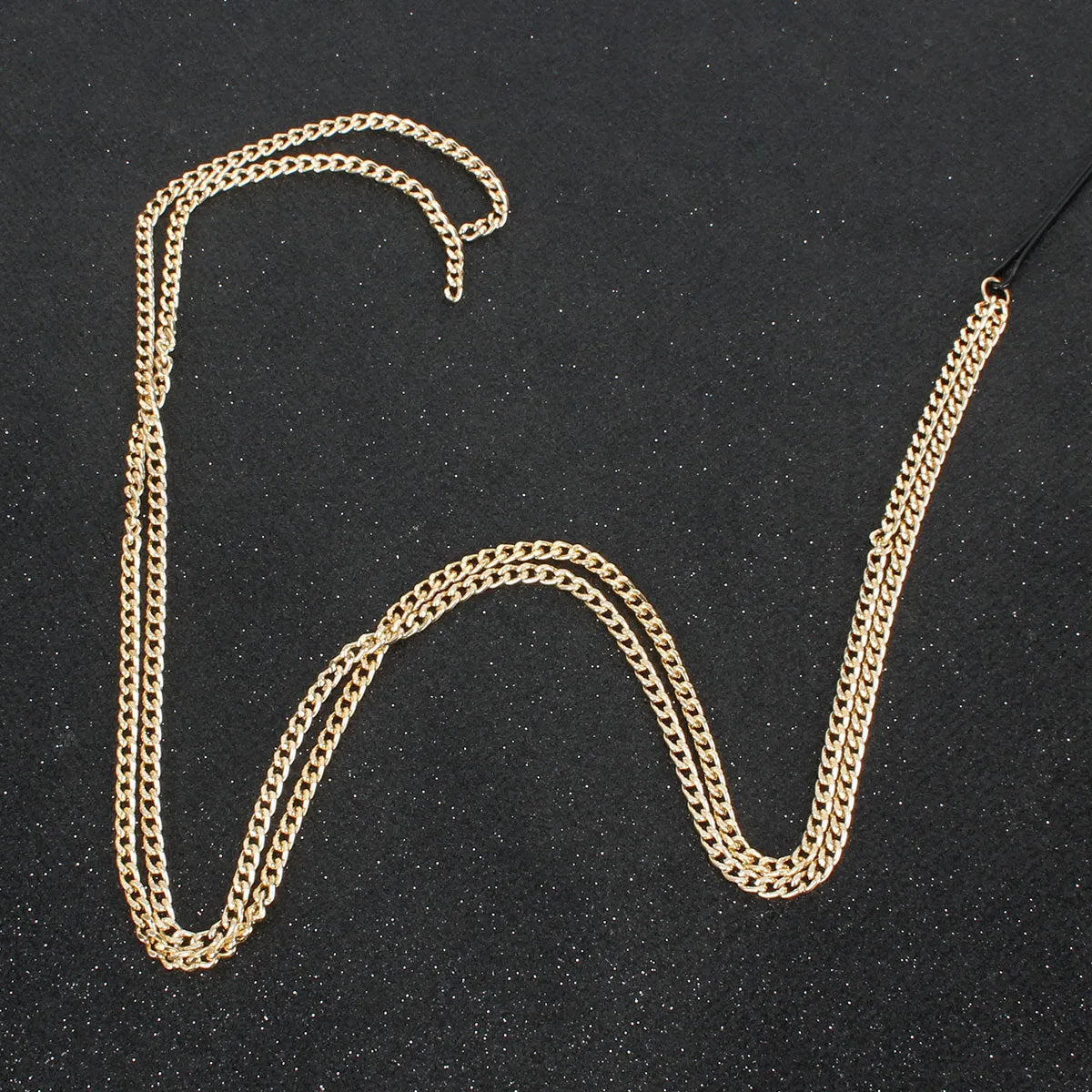 Women's aluminium hair chain with wave tassel design in size 13820A for fashionable hairstyles