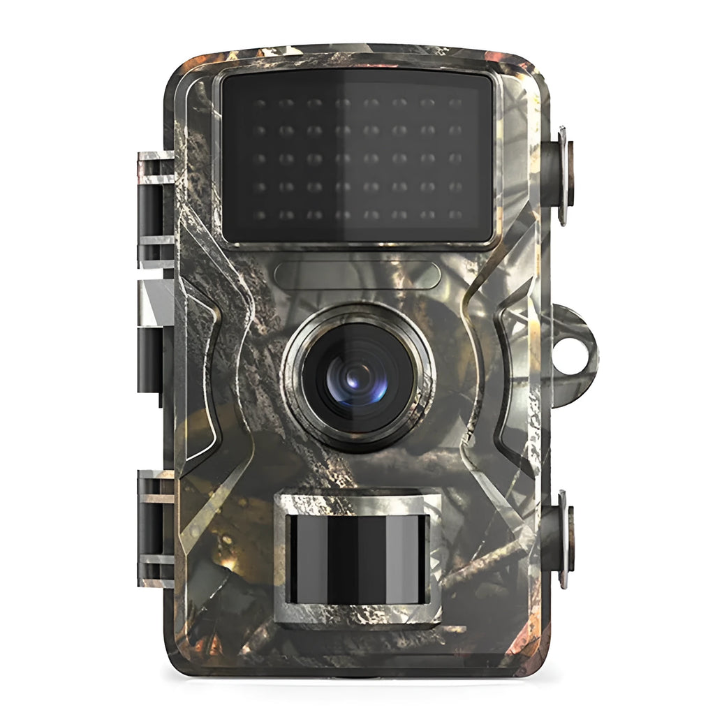 IP66 waterproof camera in camouflage for field animal detection with 4K resolution