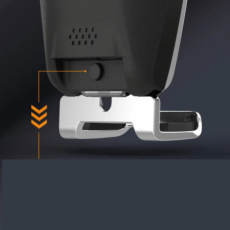 Car wireless charger mobile phone holder with blue or green casing and LED indicator light