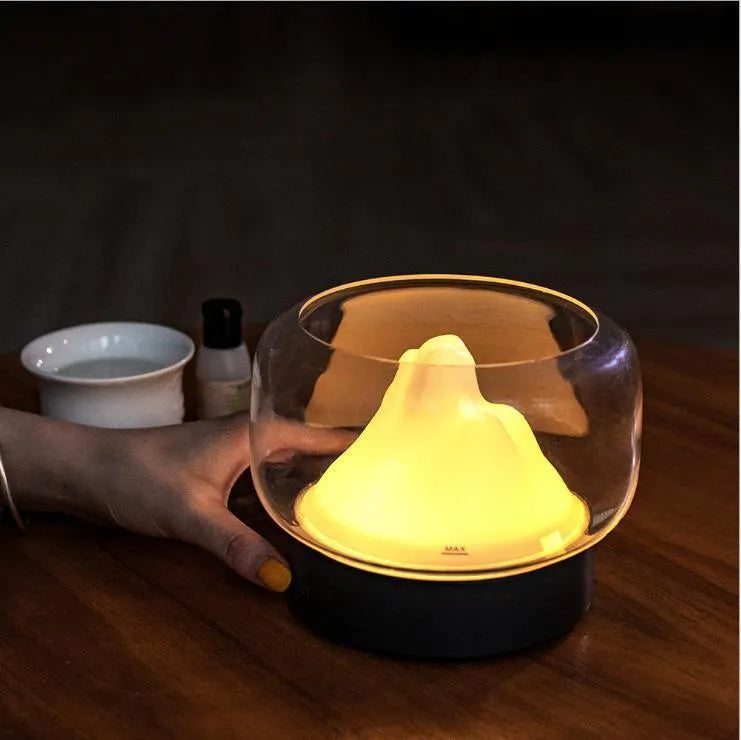 Home Mountain View aroma diffuser in blue vase shape for household humidification up to 20 sq m