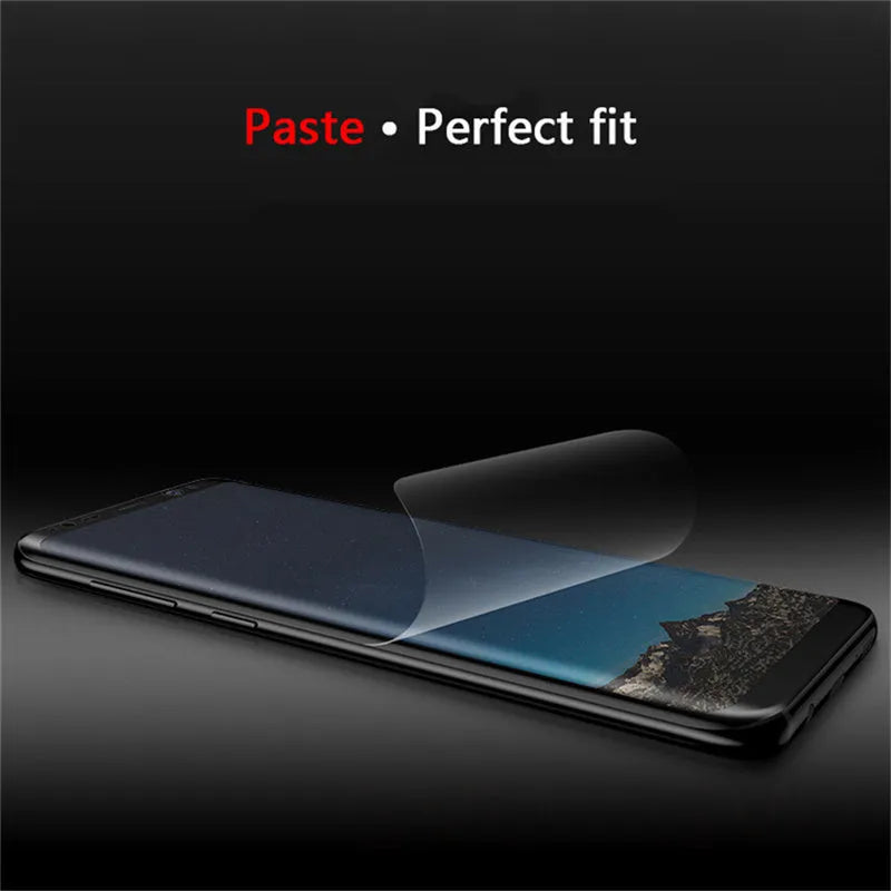 Purple light hydraulic film curved screen protector for Samsung Galaxy S7 edge S8 S9 S10 phones