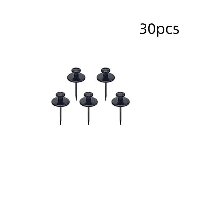 Fancy metal thumb tack for corkboard decoration in black gold silver bronze mixed colour