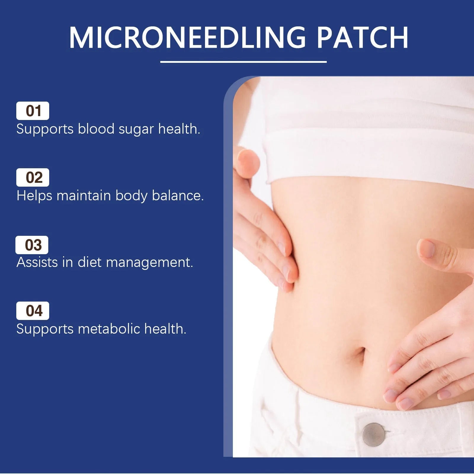 Pack of four moisturising body care patches with ginger and panthenol ingredients