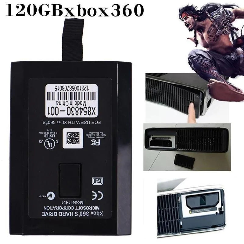 120GB internal hard drive for Xbox 360 E and Xbox 360 Slim consoles