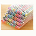 100 colour gel pens with 0.5mm and 1.0mm tips in a set for office and art use