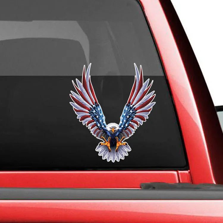 American Eagle reflective car sticker made of PET with strong adhesion in R-118 style