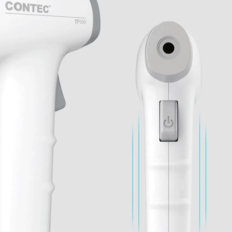 White TP500 non-contact medical infrared thermometer for forehead temperature measurement