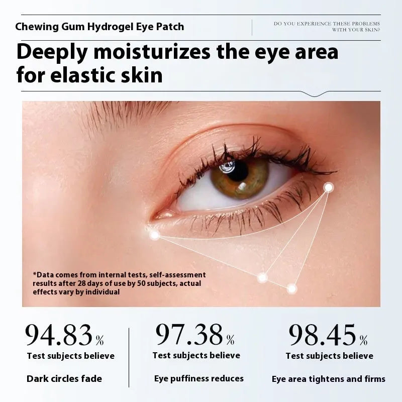 Hydrogel eye mask for anti-wrinkle firming moisturising, 7g single piece, universal skin type