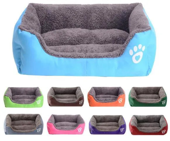 Winter warm pet bed dog nest with PP cotton filling in multiple sizes for small to large dogs, machine washable oxford cloth cover