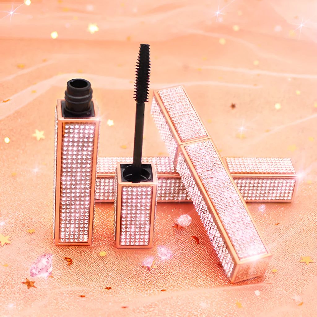 KL106 drilling tube mascara Black 8g waterproof film wrap with black fibre for curling and volume effect