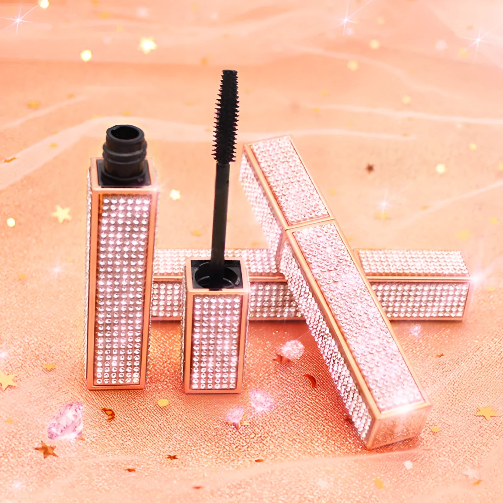 KL106 drilling tube mascara Black 8g waterproof film wrap with black fibre for curling and volume effect