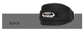 Nylon fitness weightlifting waistband belt for adult gym training in black red yellow colours