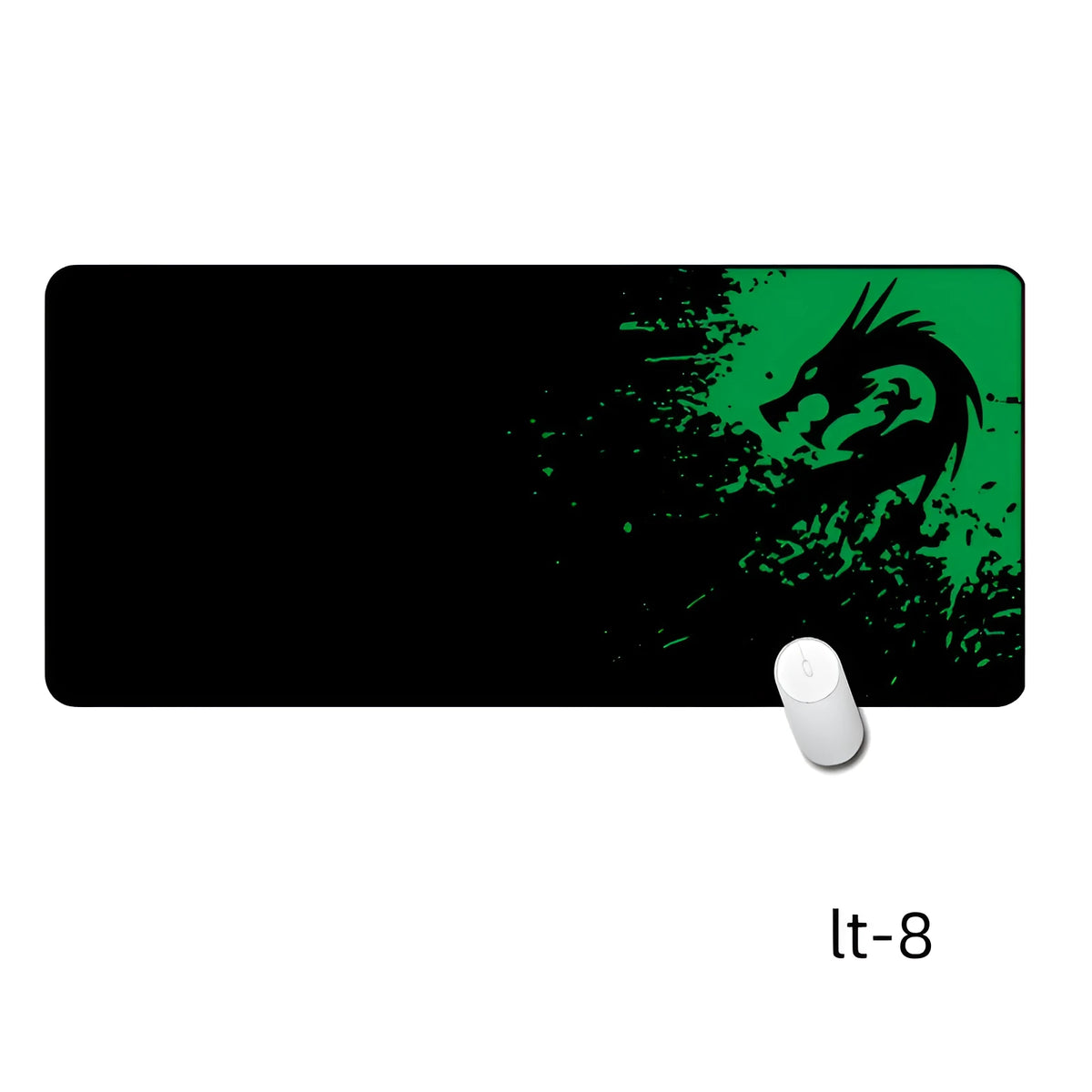 Oversized mouse pad with cloth surface, rubber base, locking edge, available in sizes 30x60cm to 40x90cm and 2mm or 3mm thickness
