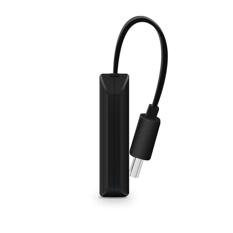 Black USB to HDMI smartphone screen mirroring dongle for 1080p TV output