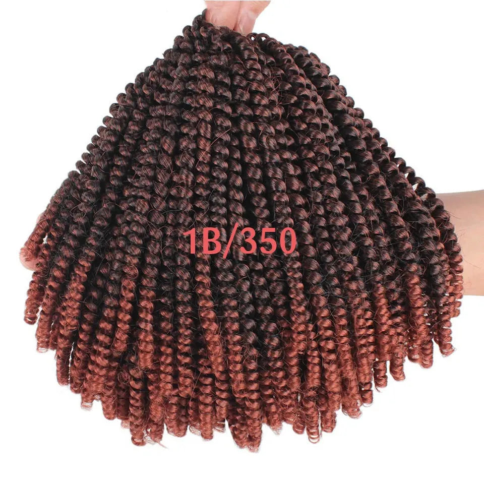 110g chemical fibre hair extensions, 8 inch clip-in synthetic hairpieces in 1B, 27, 30 and 350 colours