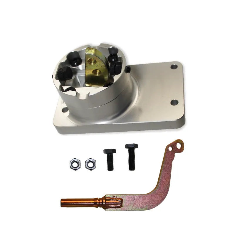 Silver aluminium alloy quick shift short rod for Horton vehicles
