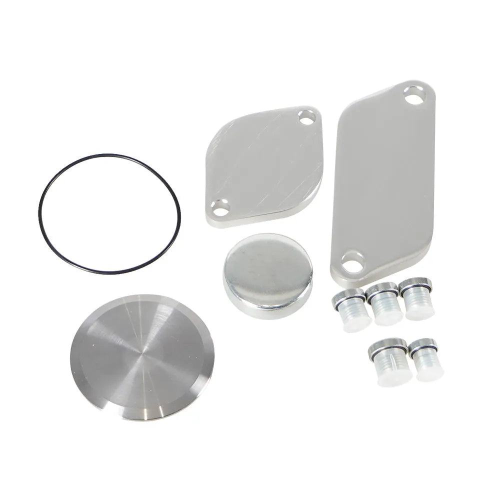 Silver aluminium alloy valve cover for automotive cooler exhaust gas recirculation system