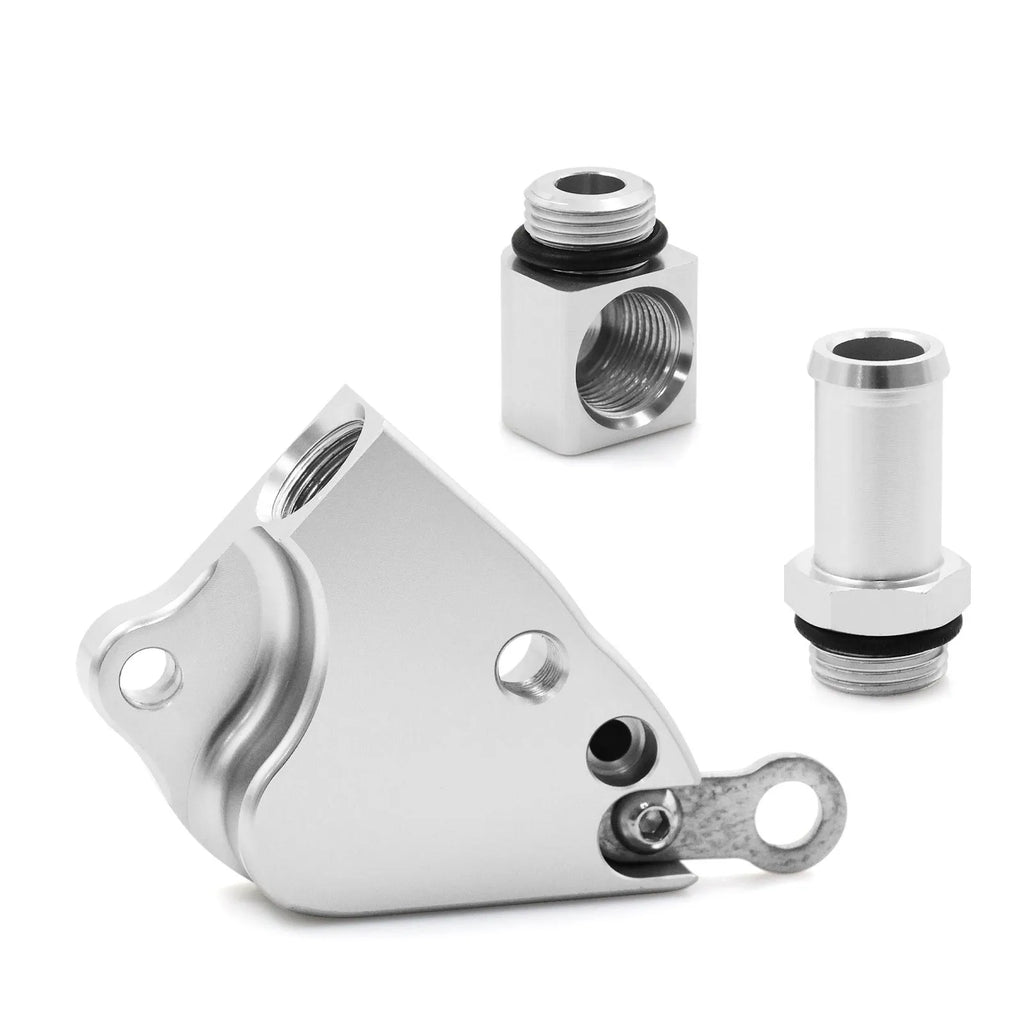Aluminium intake manifold coolant adapter for K20 K24 Honda Acura engines