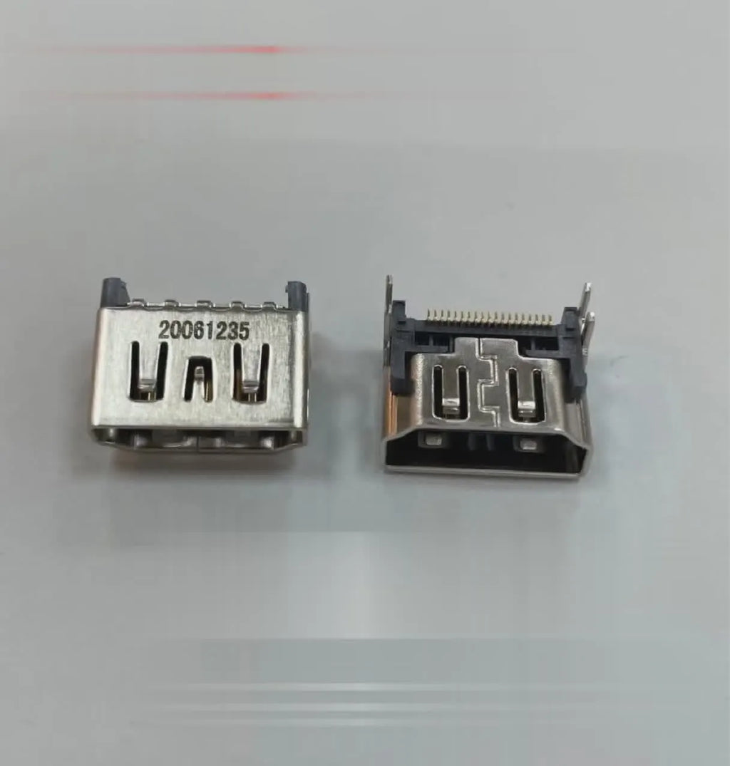 Silver HDMI host socket connector for game machine accessories