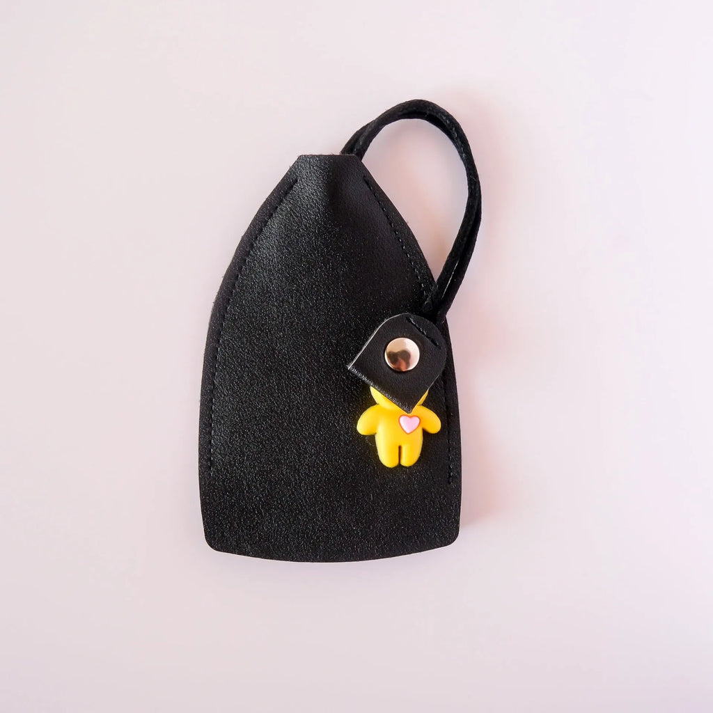 Universal large capacity PU leather car key case in one of five colour options.