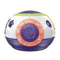White starry sky night light projector for children with control buttons on top