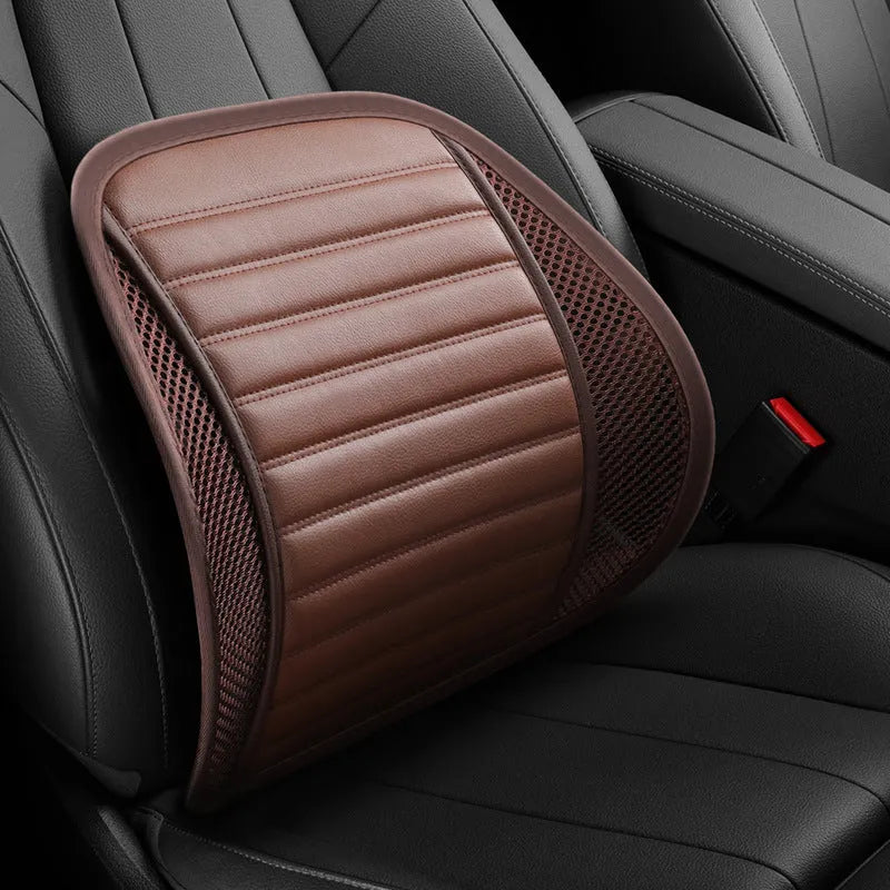 Memory foam lumbar support cushion for car seats in five colour options