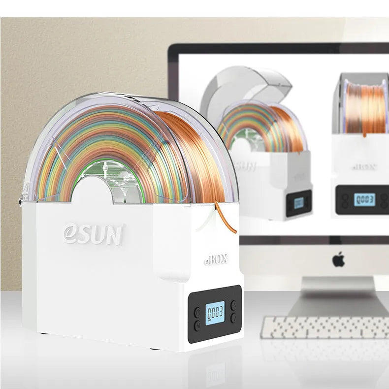 eBOX Lite 3D printing consumables drying storage box with wire heating element and sealed door