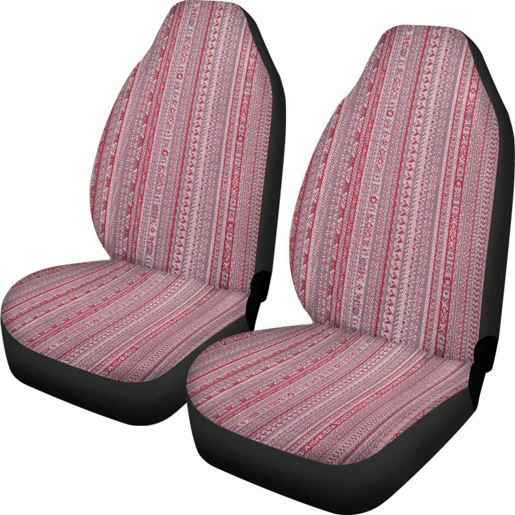 Cow spot leopard print retro car seat covers two-piece set for five-seat vehicles