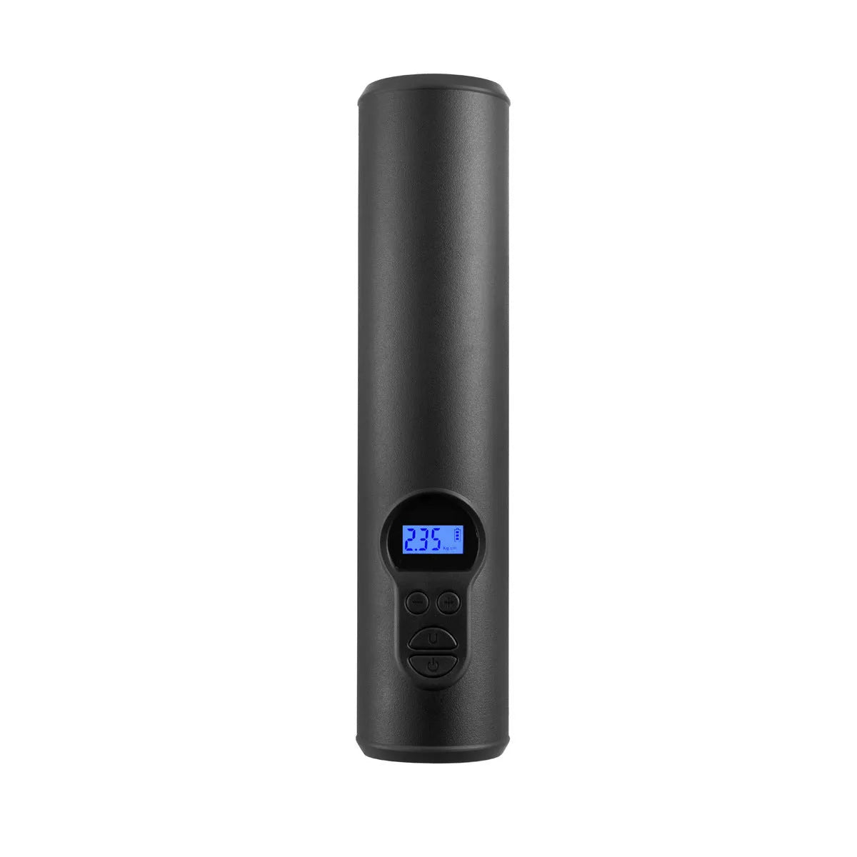 Wireless car tyre air compressor with digital display, lighting function, and multiple air nozzles