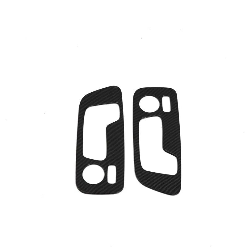 Black ABS plastic centre console trim panel for a 2019 BMW X5 interior.