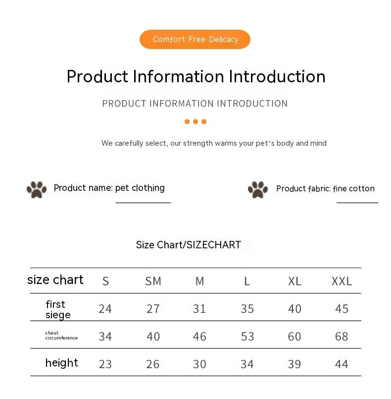 Dog pet cotton vest two feet apparel in black red or pink, sizes S to XXL