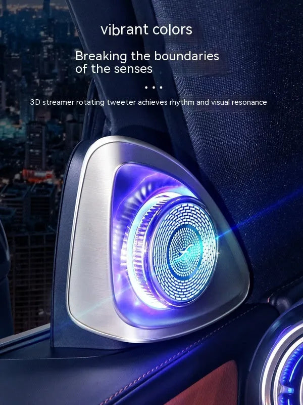 Mercedes-Benz GLC X254 rotating tweeter audio speaker pair with ABS waterproof construction
