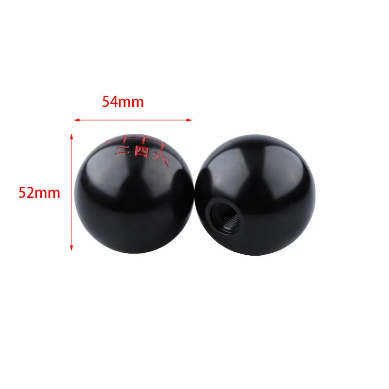 Aluminium alloy round car gear head replacement knob in multiple colour options