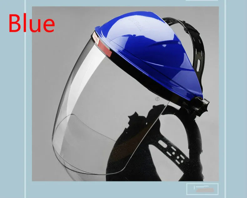 Heat-proof oil fume mask in PC material for kitchen splash protection, available in black