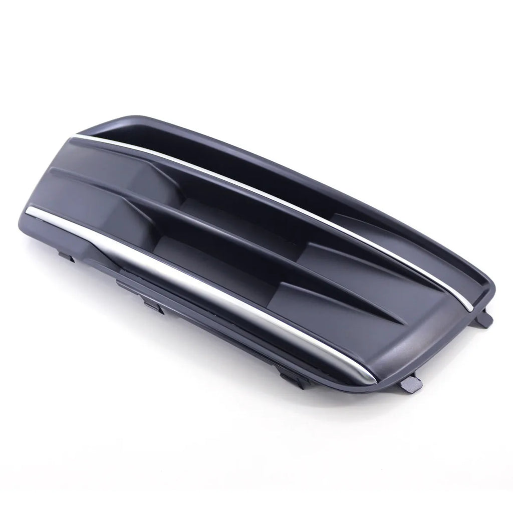 Audi Q5 front bumper lower grille replacement parts, left D154L and right D154R frames in black ABS plastic