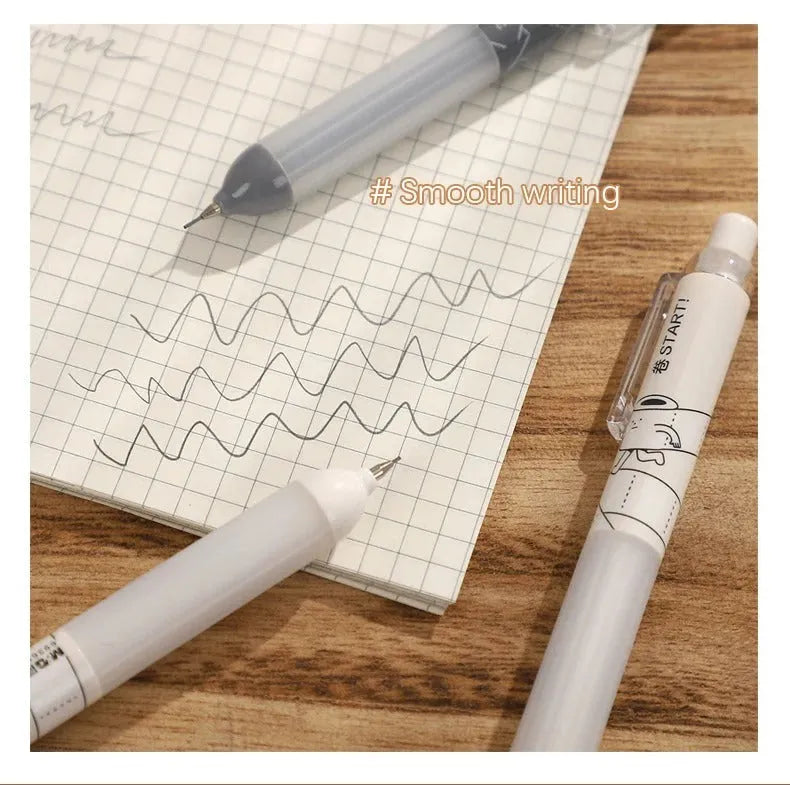 0.5mm automatic pencil with cloud grip in black and white colour options