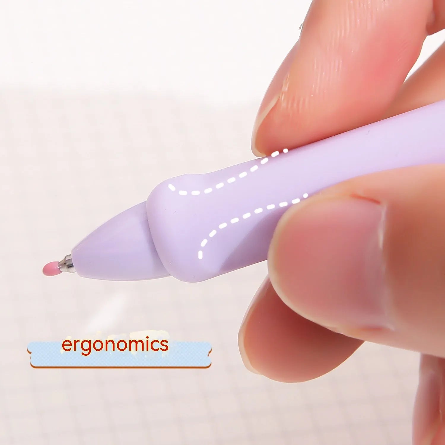 Macaron colour press gel pen with 0.5mm tip in three smoked colour options
